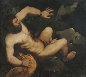 Prometheus Chained to the Rock with the Eagle Ethon